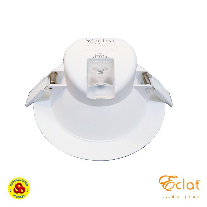 Downlight LED Flat Cover 12W Kuning 3000K Lampu Plafon LED 12 Watt WW