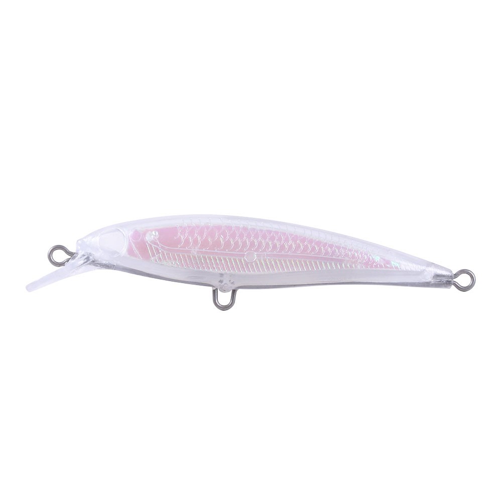 HENGJIA 10Pcs Minnow Unpainted Umpan Pancing Swimbait 9cm/6g Fishing Lure Ikan Bass Bait Kail Tackle