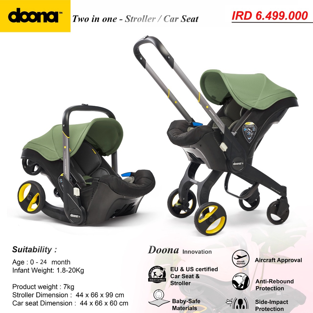 Doona 2 in1 Stroller Carseat | Stroller Anak