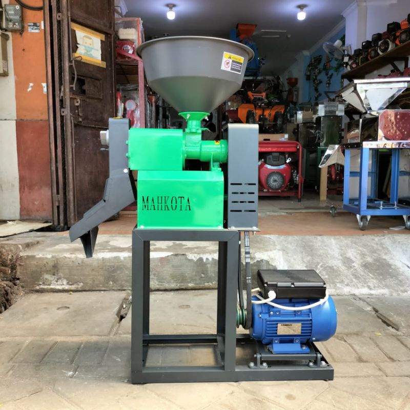 Mesin giling padi mahkota kd.400 Mesin penggerak dinamo 2Hp 1Phase
