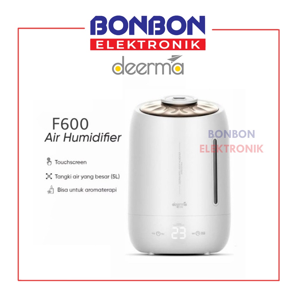 Deerma F600 5L Humidifier Timing With Intelligent Touch Screen