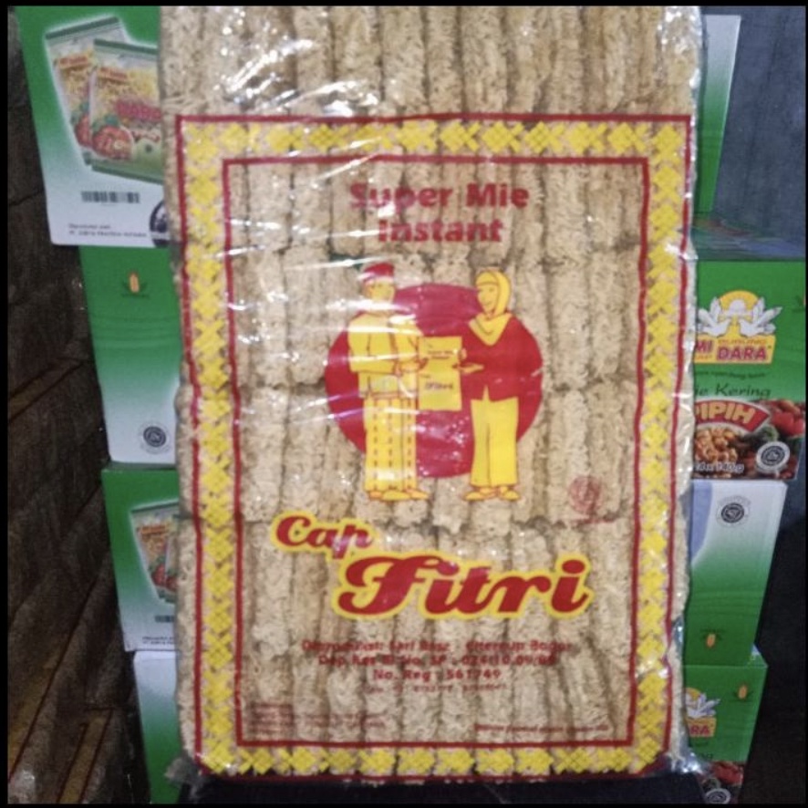 

Mie Cap Fitri 1 Bal / Mie Kuning / Mie Masak 5kg ( kisaran 84-90 mie )