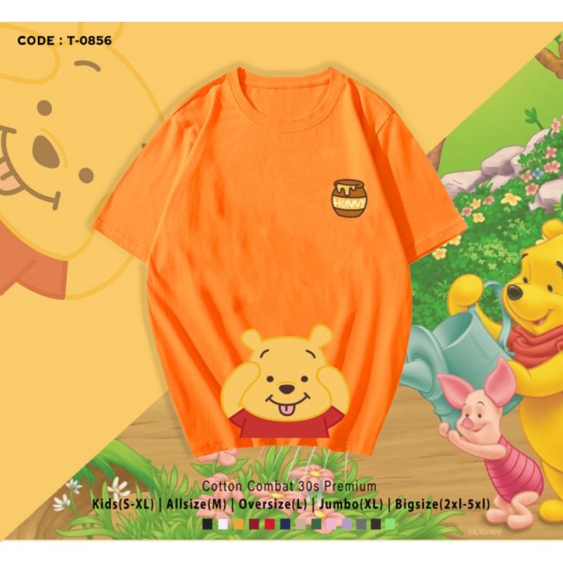 KAOS POOH MADU/T-SHIRT KATUN POOH MADU