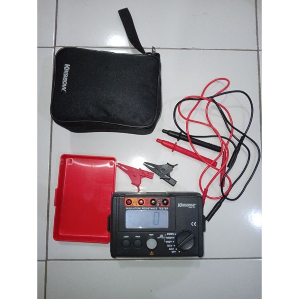 Jual MEGGER INSULATION RESISTANCE TESTER KRISBOW 02500V Shopee Indonesia