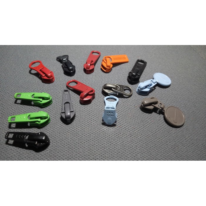 

kepala resleting YKK no 5 model fariatif ex-garment