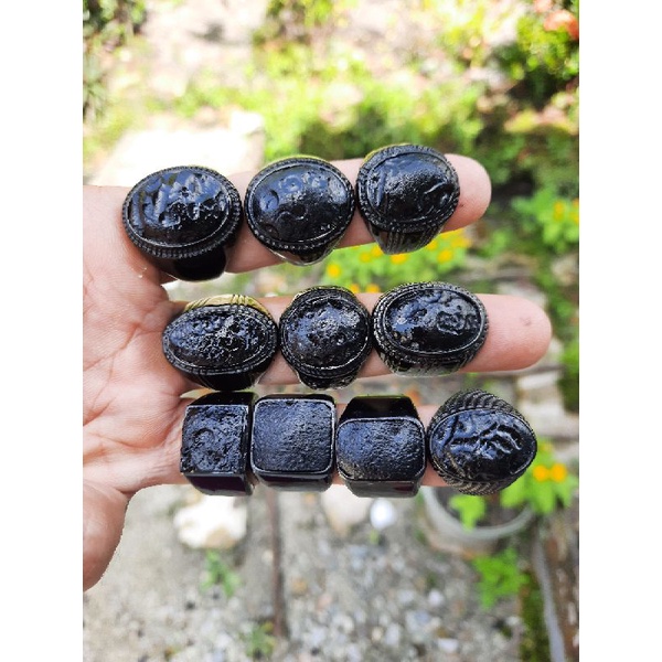 Natural cincin batu satam