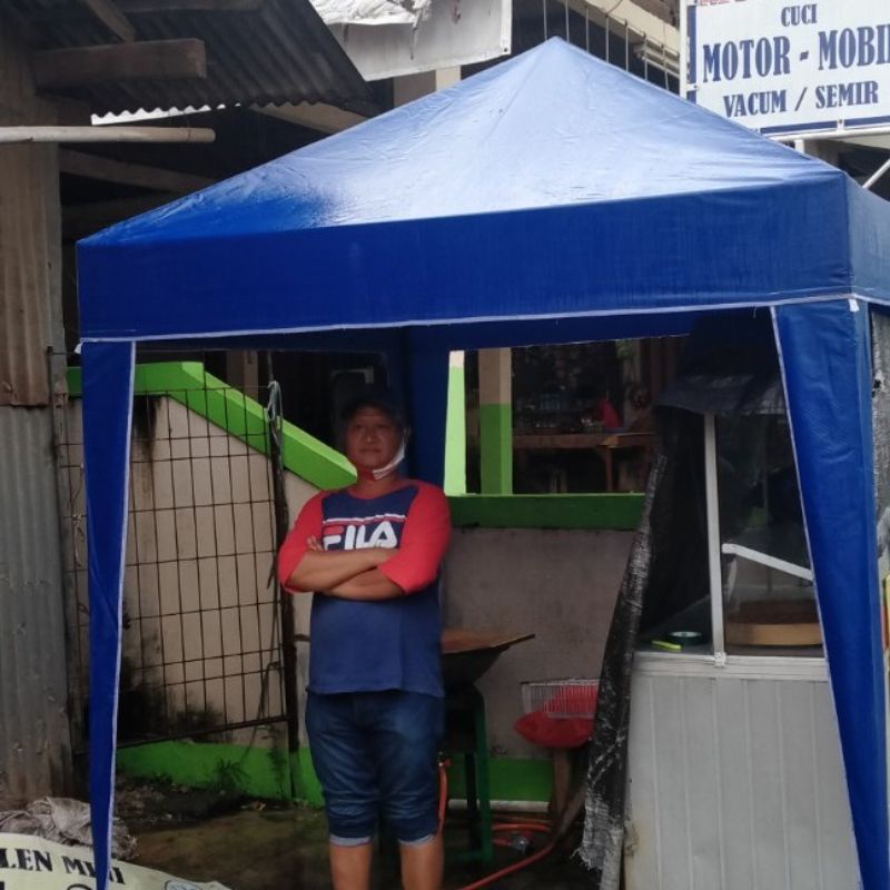 tenda ukuran 2x2 atap saja