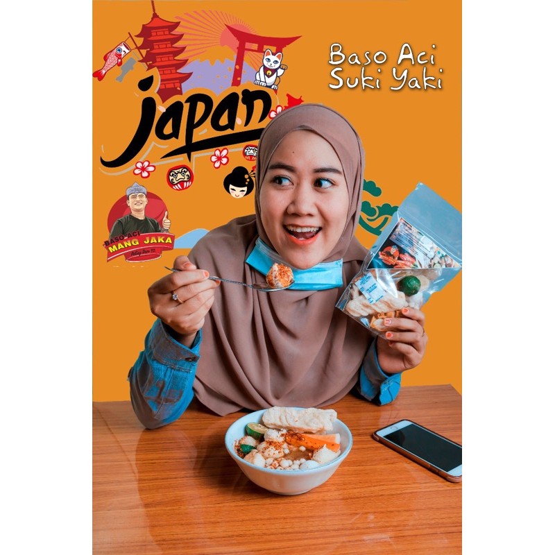 

BASO ACI SUKIYAKI KEMASAN INSTAN MANG JAKA