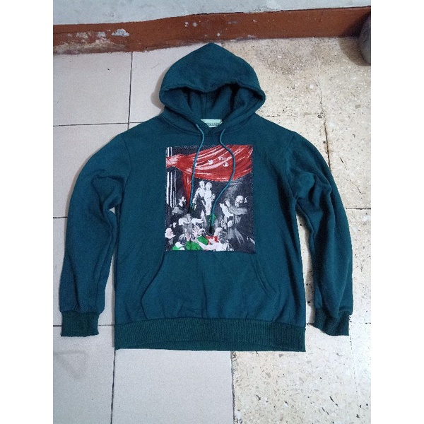 Hoodie off white original second bekas