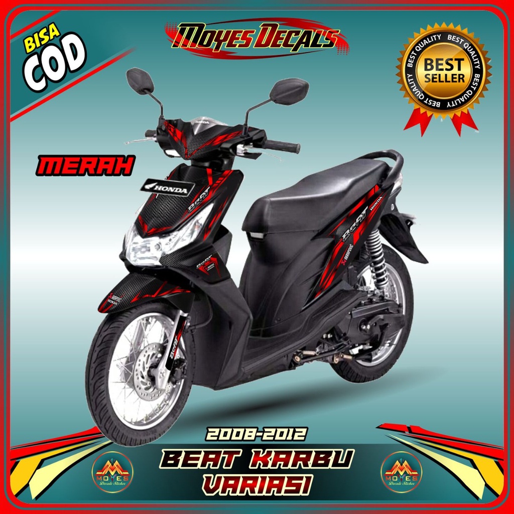 DECAL BEAT KARBU STIKER BEAT KARBU DECAL STIKER HONDA BEAT KARBU VARIASI WARNA