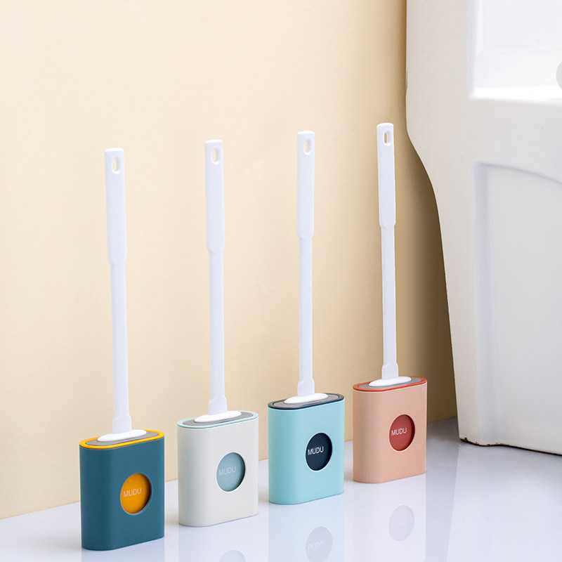 (BISA COD) RVOSTR MUDU Sikat Toilet WC Brush with Quick Drying Holder Base - KT-909