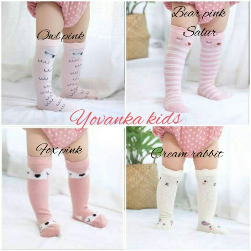 Kaus Kaki Korea Sepatu Bayi Lucu Panjang Anti Slip/Baby And Kids Sock LC