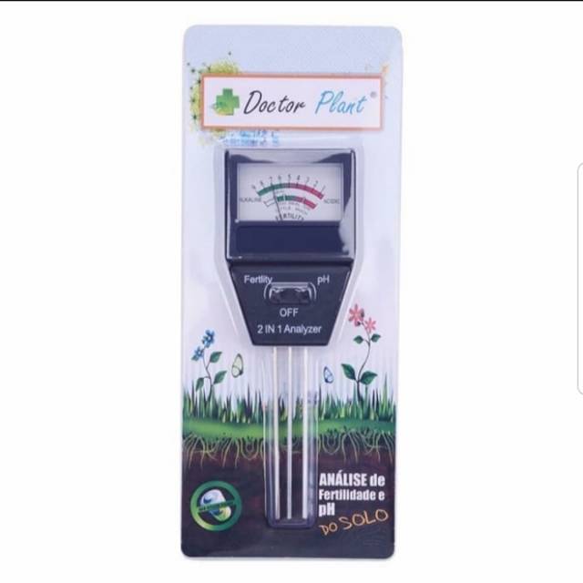 Alat Ukur Tes Kesuburan Tanah dan PH Tanah 2 in 1 Analog - PH &amp; Fertility Meter