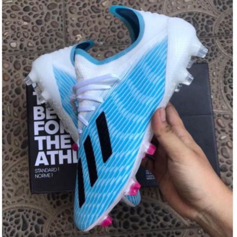 SEPATU BOLA ADIDAS X 19.1 BLUE WHITE FG