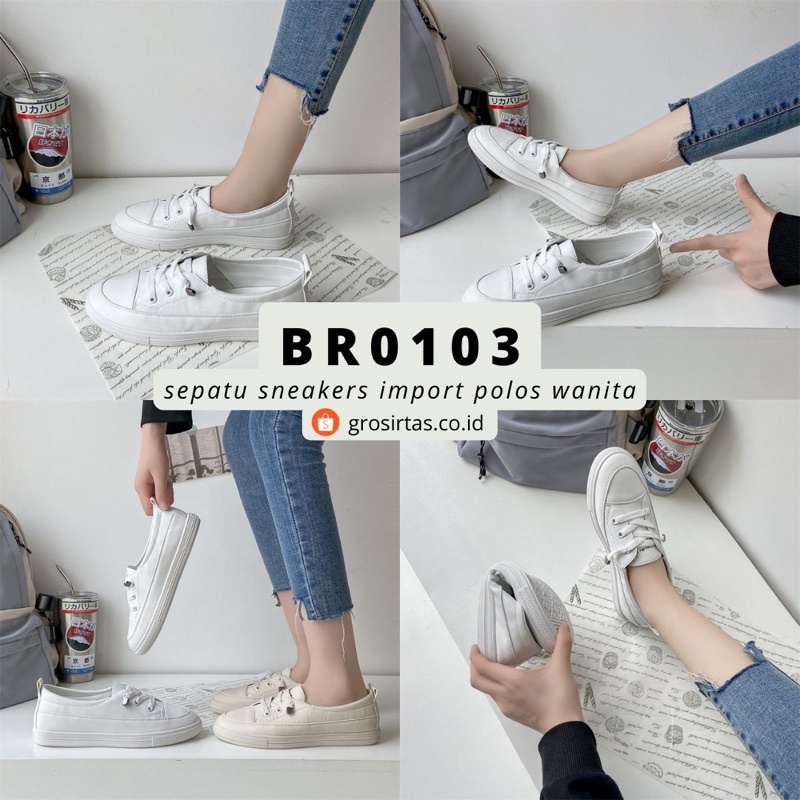 FREE BOX Sepatu Sneakers Wanita Casual  Fashion Korea LV0103