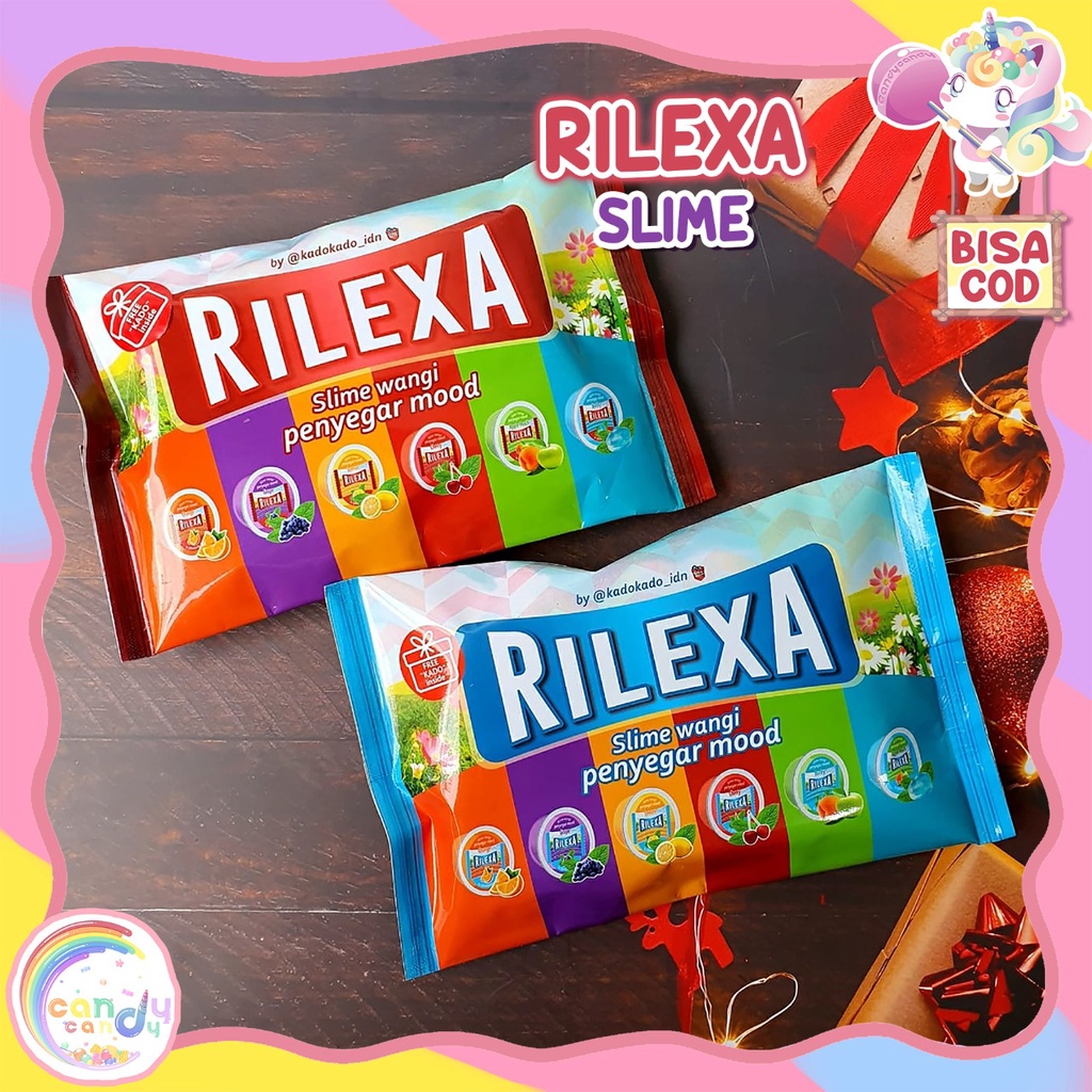 Slime Rilexa 6 warna 6 rasa by kadokado.idn