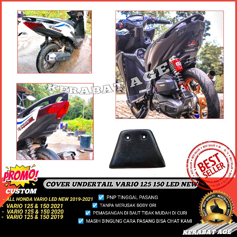 Tutup Cover Undertail Vario 125 Led New