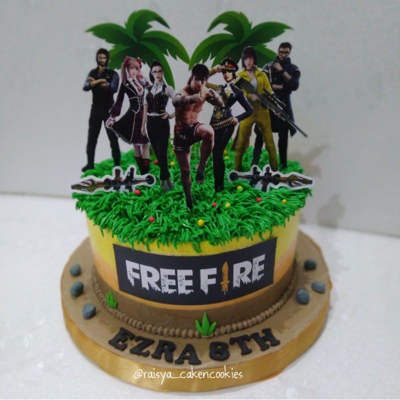 Kue Ulang Tahun Free Fire Shopee Indonesia