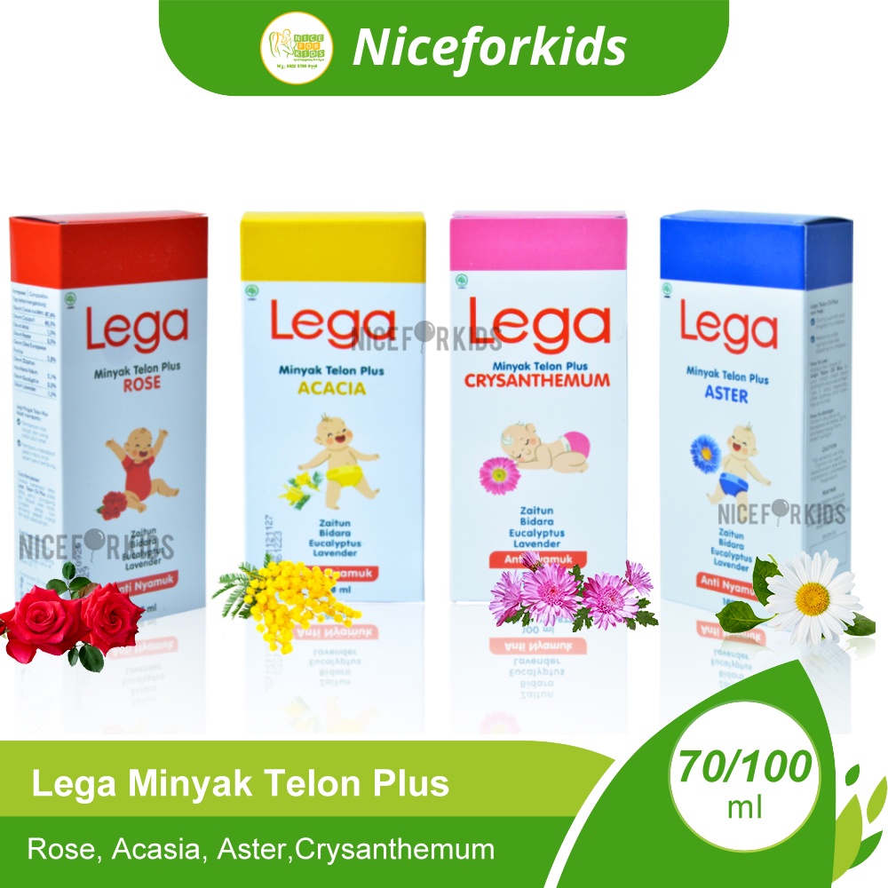 Lega Minyak Telon Plus Anti Nyamuk Uk. 70ml / Lega Minyak Telon 100ml / Minyak Telon Bayi