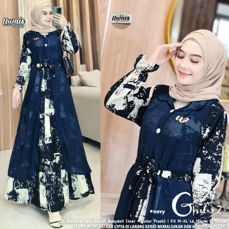 [COD] GISEL MAXY SET // GAMIS 2IN1 /GAMIS + CARDIGAN 𝐆𝐚𝐦𝐢𝐬 𝐁𝐞𝐬𝐭 𝐒𝐞𝐥𝐥𝐞𝐫