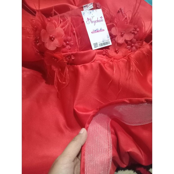 gaun anak quen axello dress bayi neychan request order