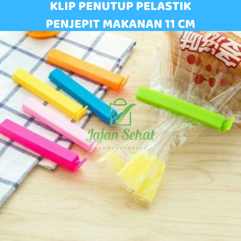 KLIP PENUTUP PELASTIK PENJEPIT MAKANAN 11 CM