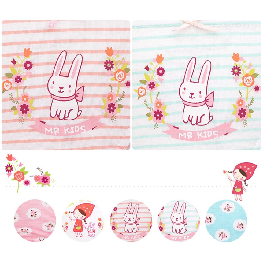 SET Celana Dalam Anak Perempuan Celana Dalam Katun Anak dengan Box Kolor Anak Perempuan Import Rabbit