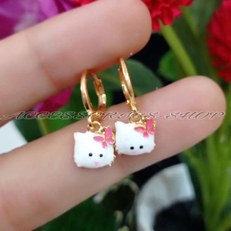 anting anak anting perhiasan anak perempuan clip xuping