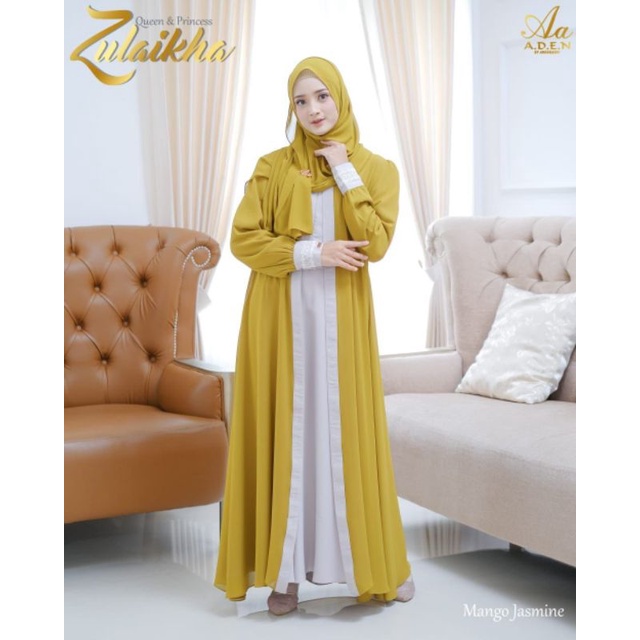 PROMO Gamis Zulaikha GRADE B by Aden terlaris