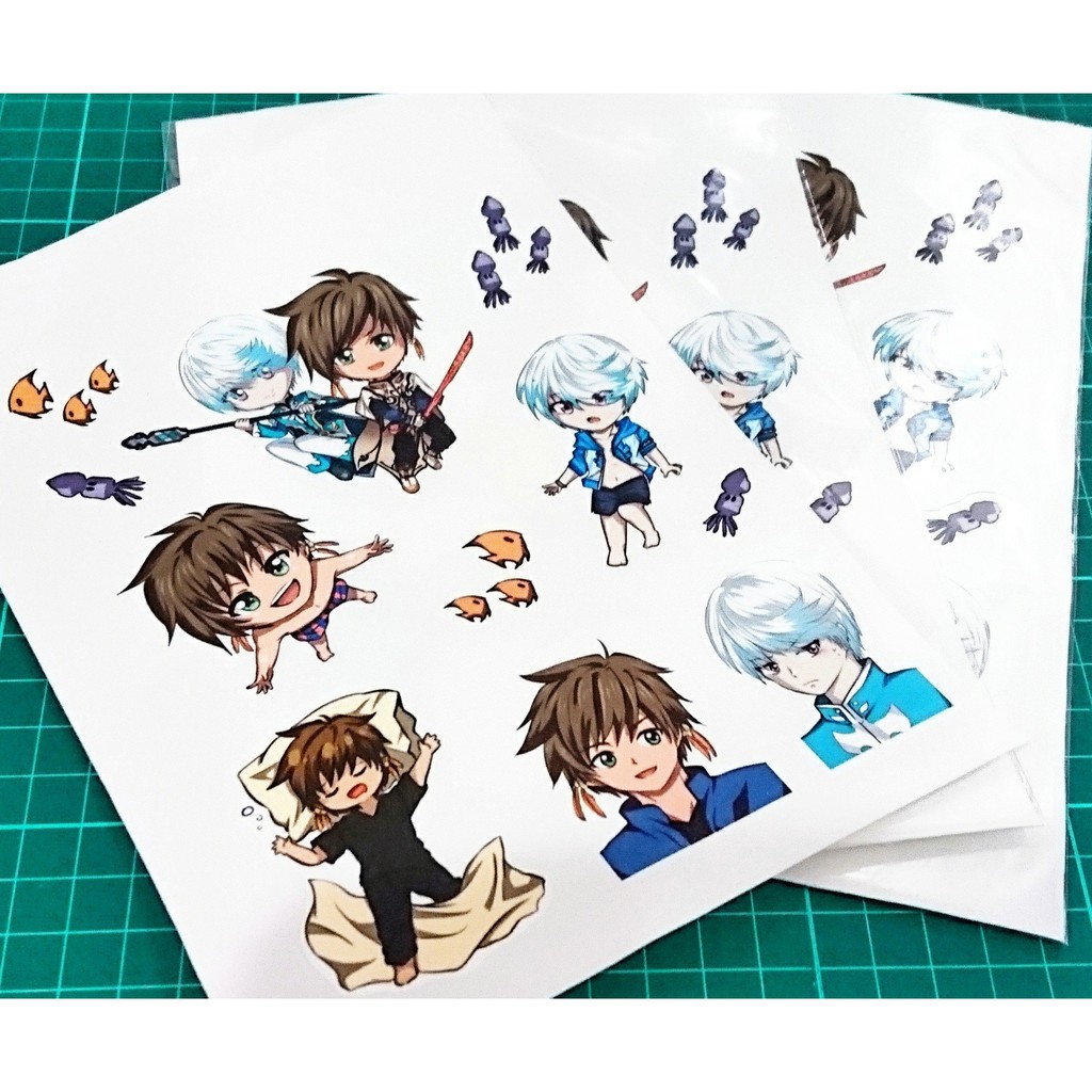 sticker tales of zestiria sorey mikleo a5 anime