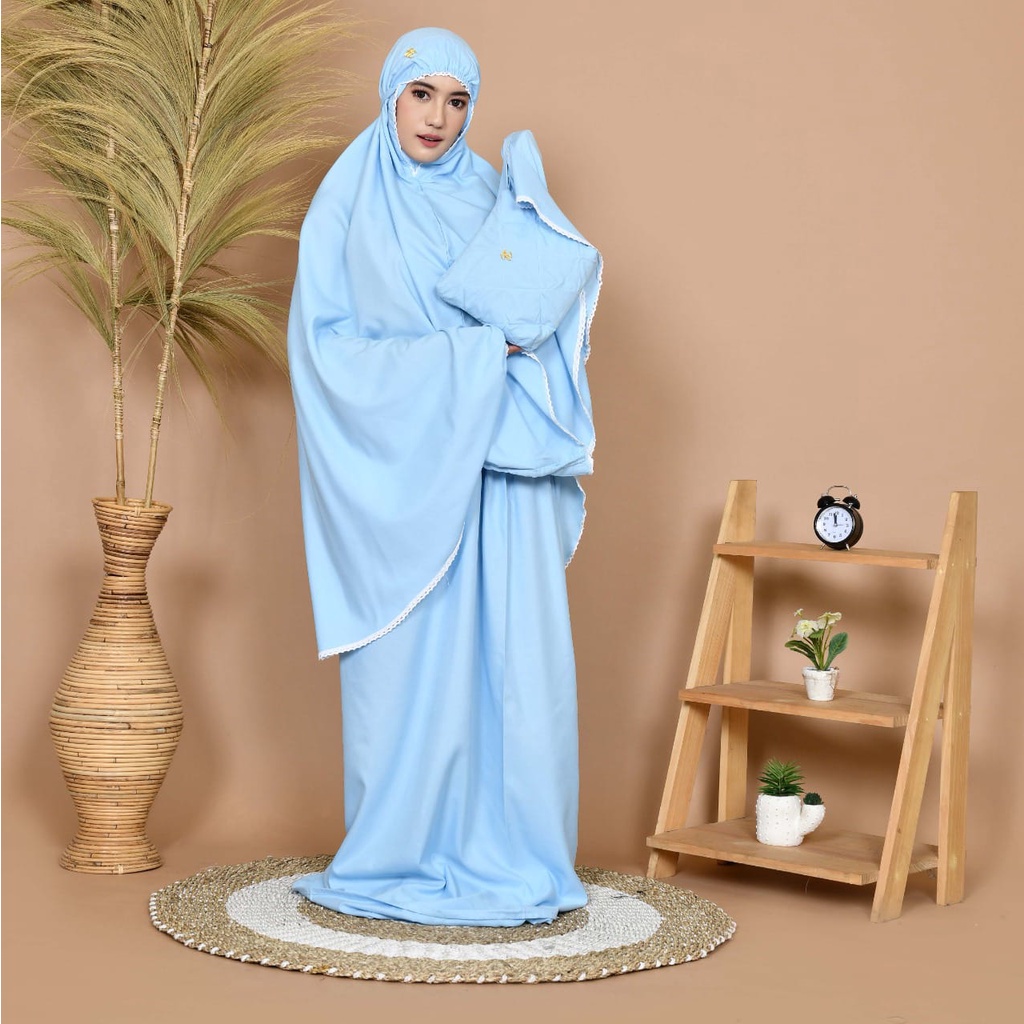 Mukena Dewasa Daily Travelling By Kamelia Collection Renda Rajut