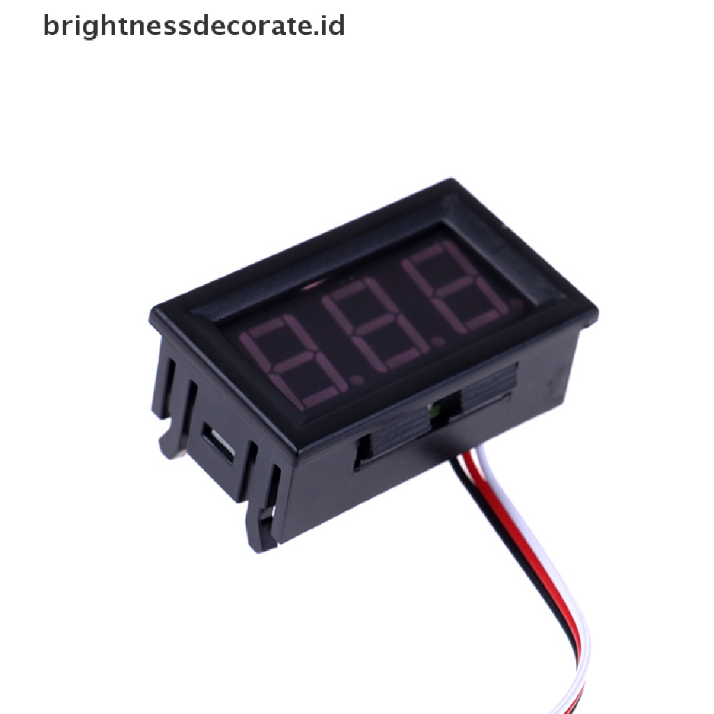 [birth] DC 0-30V 3 wire LED digital display panel volt meter voltage voltmeter car motor [ID]