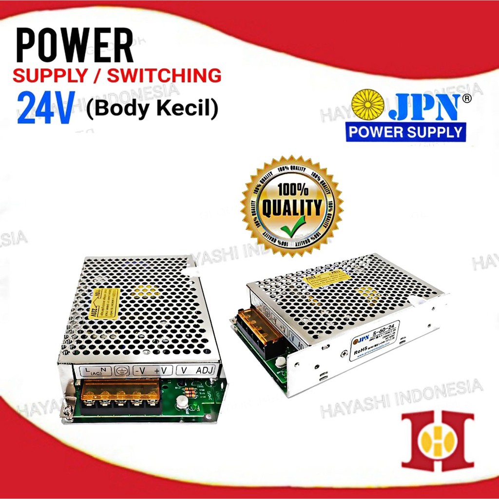 Adaptor Power Supply Switching 24V DC 4A 5A 6A 8A CCTV LED Relay PLC