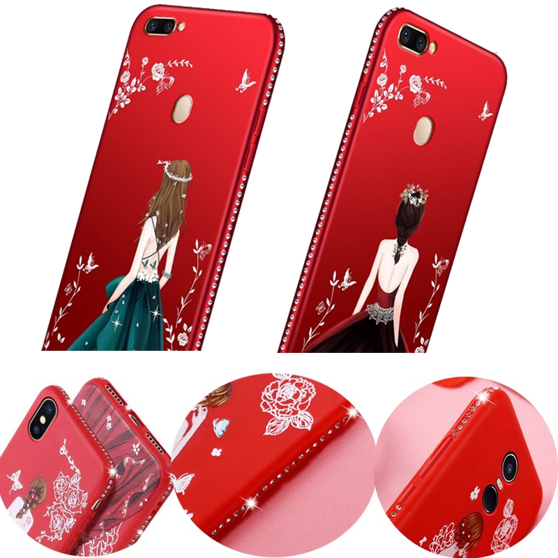 Casing Gambar Wanita Gaun Merah Untuk Vivo Y3 Y11 Y17 Y31 Y35 Y37 Y51 Y53 Shopee Indonesia