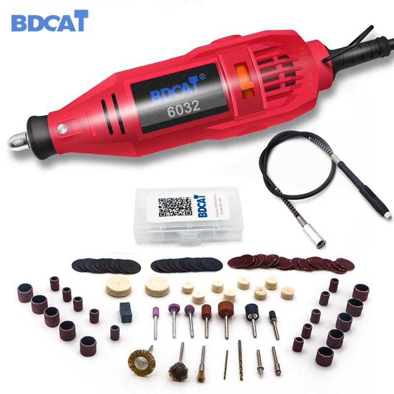 Bdcat Dremel Tool Electric Mini Drill Rotary Tool Variable Speed Polishing Machine With Dremel Shopee Indonesia