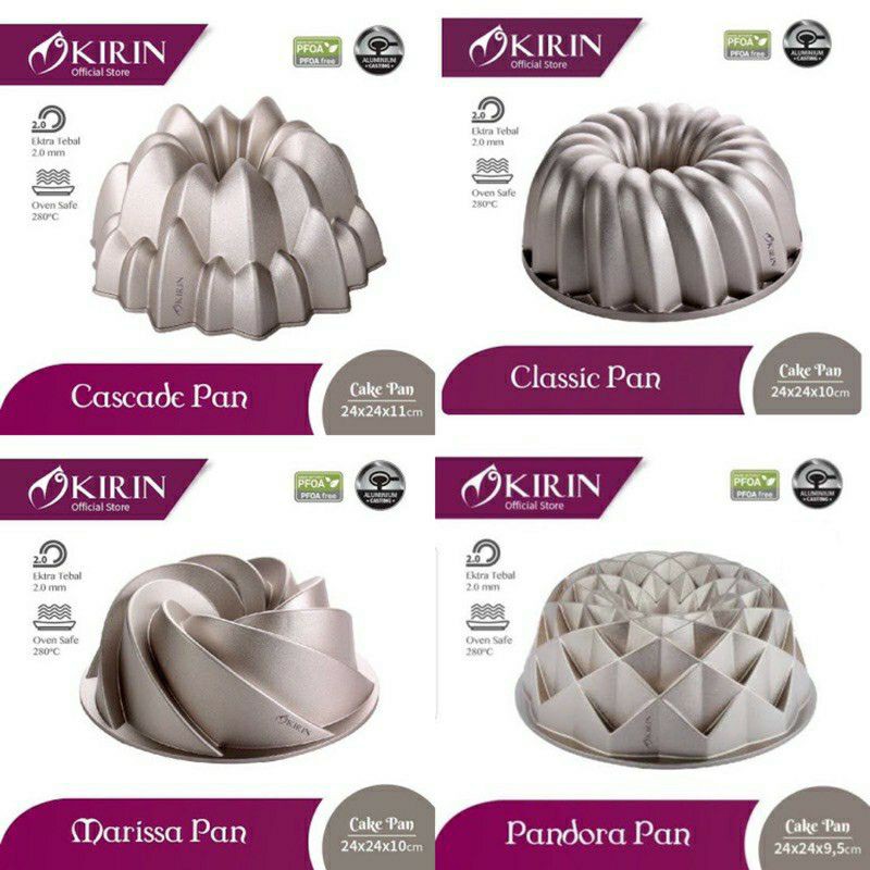 Loyang Kirin Premium Cake / Loyang Teflon / Loyang Marmer cake / Loyang Bolu