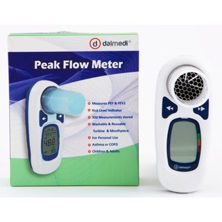 Jual Digital Peak Flow Meter Spirometer PEF FEV1 Reusable Mouthpiece ...