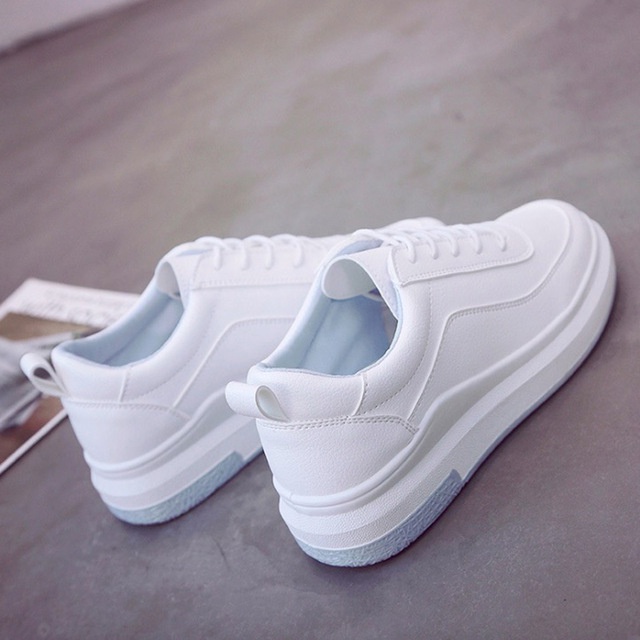 Sepatu wanita putih sneakers polos wanita kets