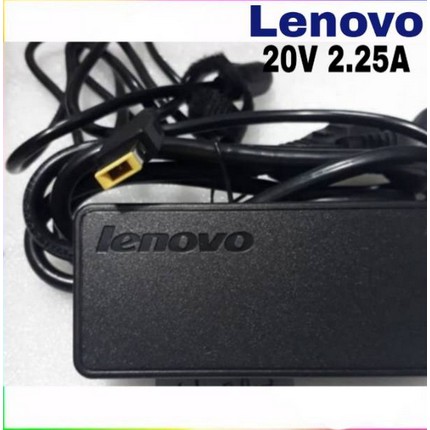 ADAPTOR CHARGER LAPTOP LENOVO PETAK 20V-2.25A KEPALA USB PETAK