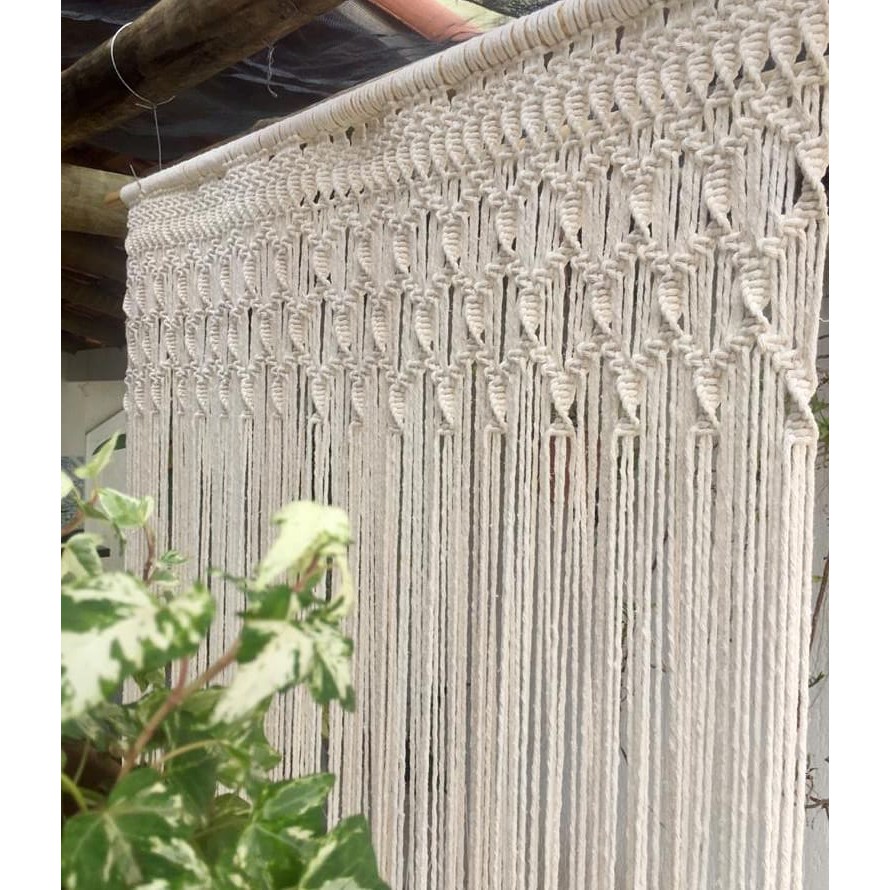 Tirai macrame / macrame curtain / gorden / Tirai pintu / Tirai jendela / Home decor / vintage