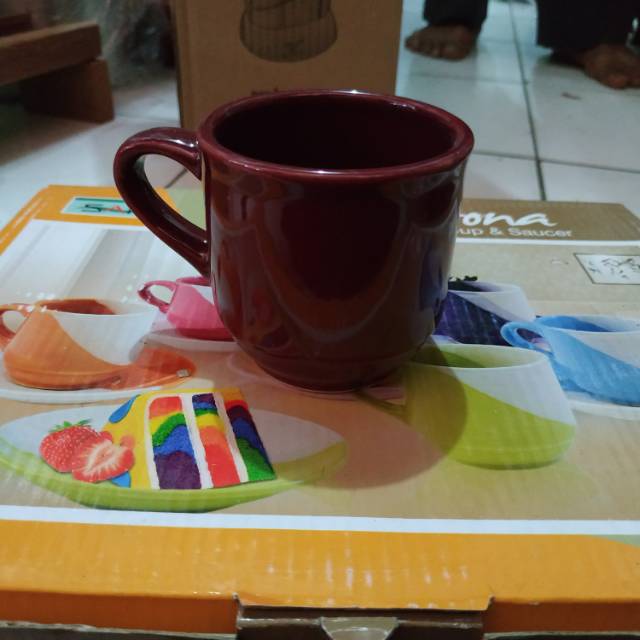 Cangkir Teh/Kopi Cup & Saucer Kecil Verona