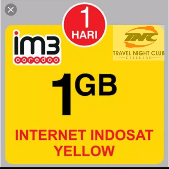 1GB 1 Hari Indosat Yellow - Indosat Ooredoo