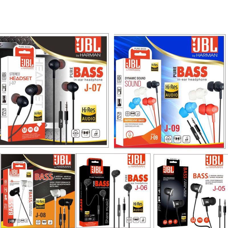 Hf Headset  [ JBL PREMIUM ] Import Kwalitas Baguss
