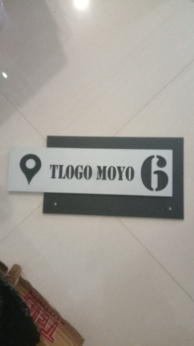 Nomor Rumah Alamat Rumah Kombinasi Huruf Timbul Dan Cutting Laser Akrilik Tebal Pasang Dengan Pen