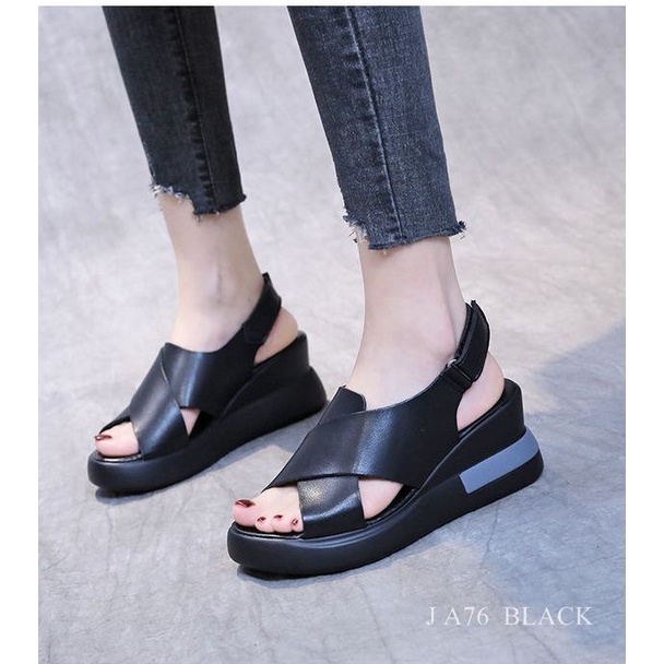 SANDAL SLOP FASHION WOMEN WEDGES PALMIRA A76