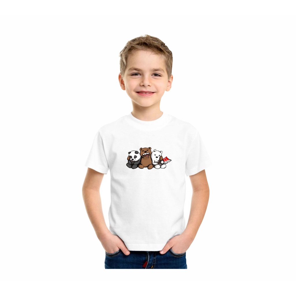 Kaos oblong anak anak bergambar print digital unisex bisa di pakai laki laki dan perempuan 004