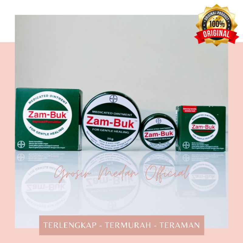 ZAMBUK ORIGINAL 100% TERSEDIA UKURAN BESAR DAN KECIL OBAT MEMAR DIGIGIT NYAMUK DAN SERANGGA