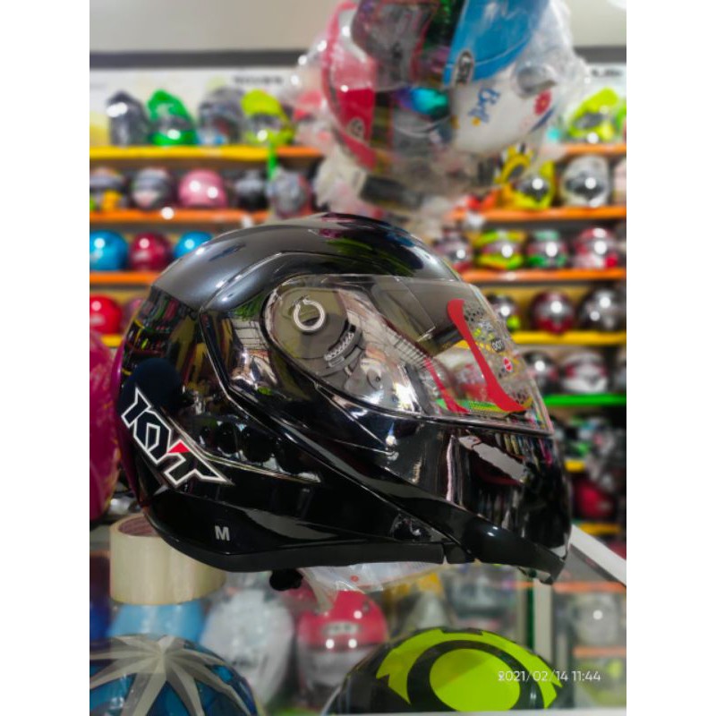 HELM KYT MODULAR RXX BLAK//HELM KYT MULTI FUNGSI ORIGINAL 2KG ONGKIR-4