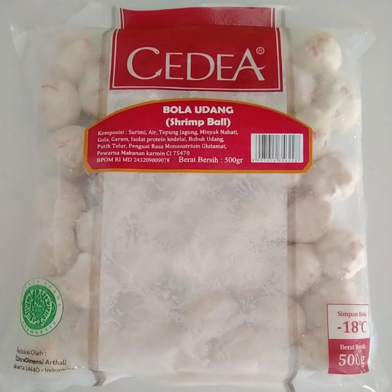 

CEDEA BOLA UDANG 500 GRAM - TASYA KITCHEN