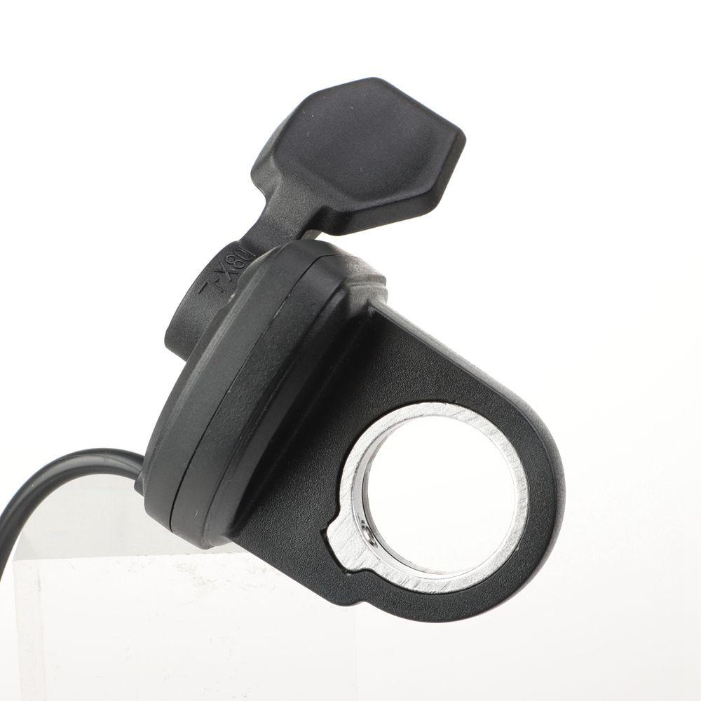Chookyy Ebike Thumb Throttle Kualitas Tinggi Akselerator Thumb Throttle 24V 36V 48V Untuk Sepeda Listrik